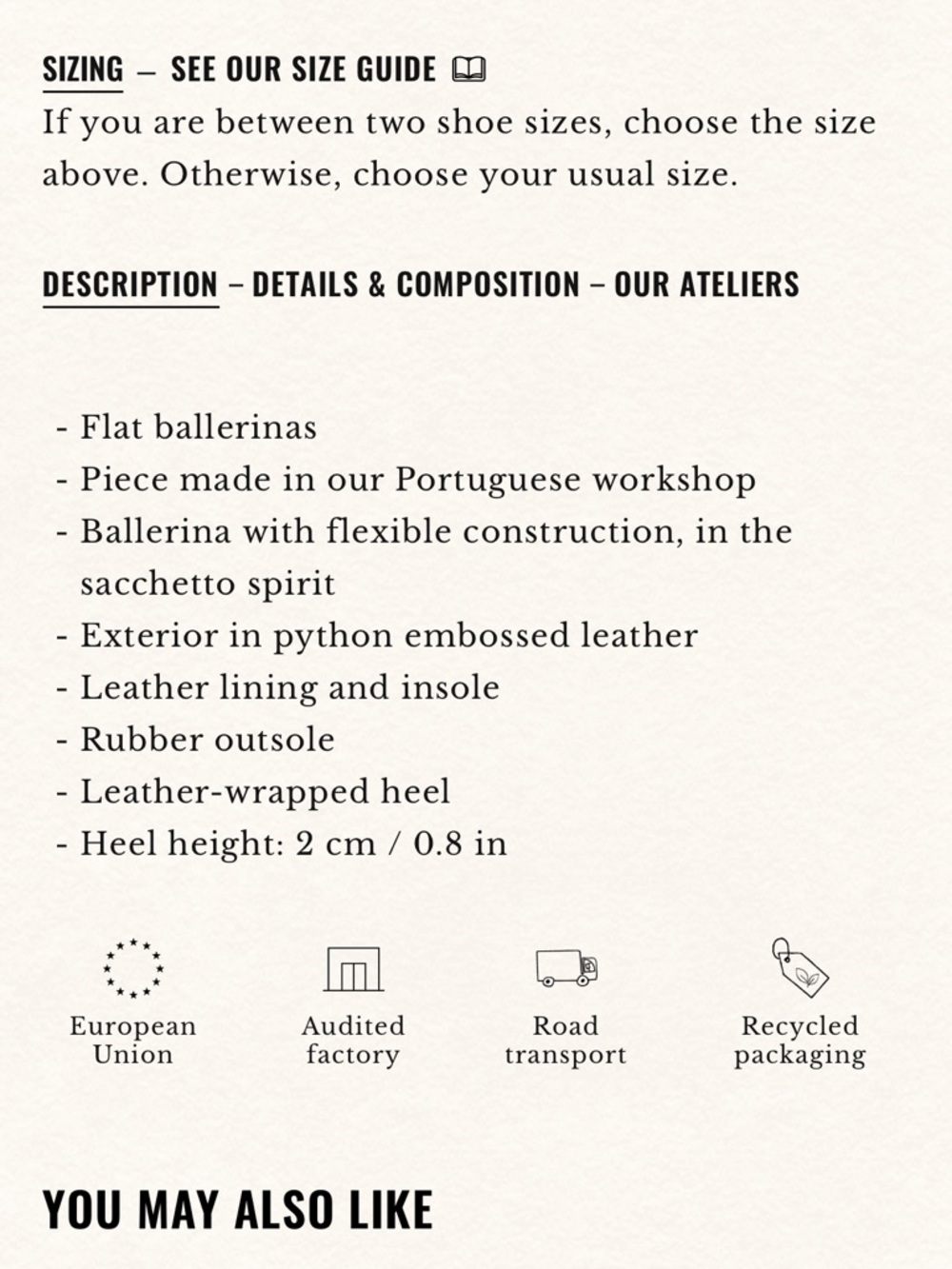 Sezane BERTILLE BALLERINAS - Picture 7 of 8